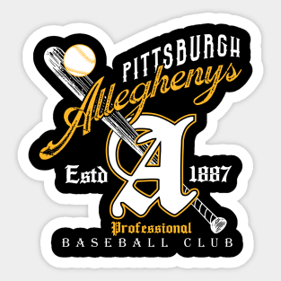 Pittsburgh Alleghenys Sticker